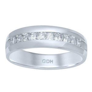 14K 0.95-1.02CT D-MENS BAND