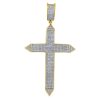 Silver CZ “JUST PAID” Pendant – product view