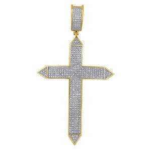 10K 0.73-0.91CT D-CROSS