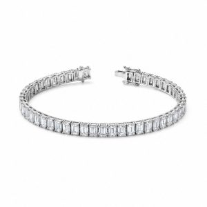 Emerald Cut Tennis Bracelet