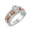 JDTK- 62183- Diamond Twisted Ring – product view