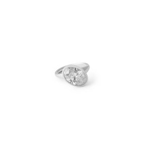TILTED OVAL CUT DIAMOND BAND