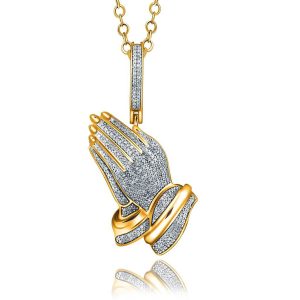 10K 0.68-0.83CT D-PRAYING HAND