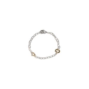 Thin Umlaut Heart Bracelet