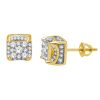 10KY 0.40CTW DIAMOND AFRICA EARRINGS – product view