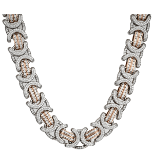 20mm Diamond Byzantine Chain