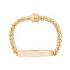 7 Pointer Tennis Bracelet (14kt Yellow) – product view