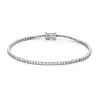14kt yellow gold graduated diamond bangle – product view