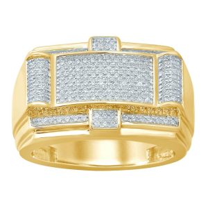 10K 0.40-0.42CT D-RING MENS RDS MP
