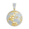 10K 1.30-1.37CT D-GLOBE MAP – product view