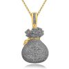 10K 0.68-0.83CT D-PRAYING HAND – product view