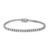 2 Pointer Diamond Tennis Bracelet Yellow Gold – product view