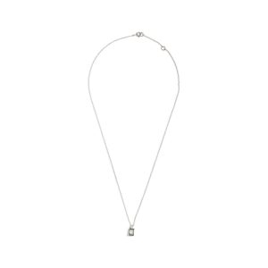 EMERALD CUT OUTLINE PENDANT