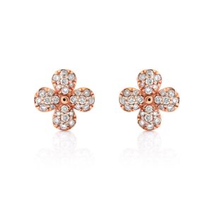 Flower Diamond Studs