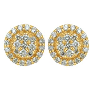 10K 0.72-0.78CT D-DARK EARRINGS
