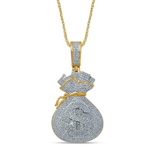 10K 0.96-1.06CT D-MONEY BAG