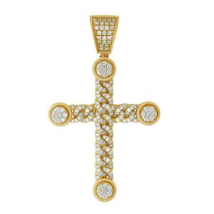 10K 2.59- 2.64CT D-DARK CROSS