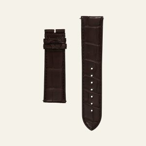Brown Shiny Alligator Strap – L – product view