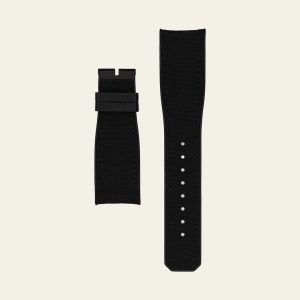 Black Rubber Cordura Pattern - Black Rubber - M