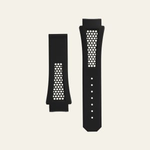 Black Epic X Chrono 44mm Honeycomb Strap - M