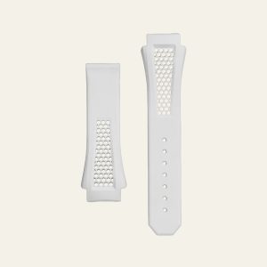 White Epic X Chrono 44mm Honeycomb Strap - M