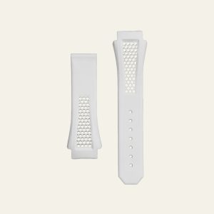White Epic X Chrono 44mm Honeycomb Strap - S