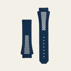 Navy Blue Epic X Chrono 44mm Honeycomb Strap - L