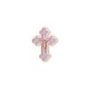 Black Enamel Crucifix Pendant – product view