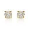 14kt white gold diamond studs 0.98 ct – product view