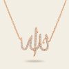 Evil Eye Diamond Necklace – product view