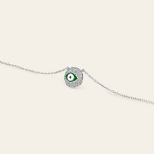 Evil Eye Diamond Necklace – product view