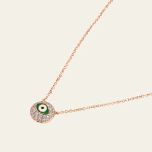 Evil Eye Diamond Necklace – product view