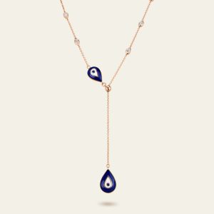 Evil Eye Diamond Necklace – product view