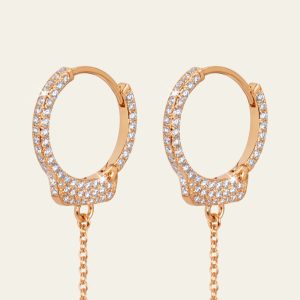 Love Lockdown Diamond Earrings – product view