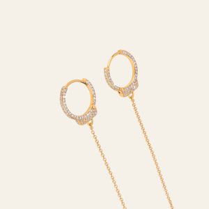 Love Lockdown Diamond Earrings – product view