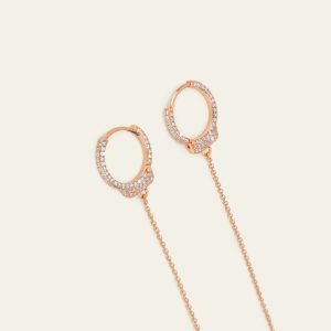 Love Lockdown Diamond Earrings – product view