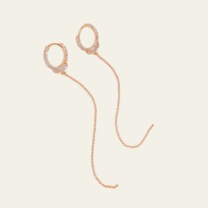 Love Lockdown Diamond Earrings – product view