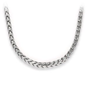 Sterling Silver Franco Chain - 3mm / 925 Sterling Silver / 22"
