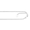 14kt 22 inches White Gold 1.1mm Diamond Cut Adjustable Singapore Chain with Lobster Clasp+ Small HEarRingt – product view