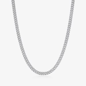 Diamond Cuban Necklace, Classic