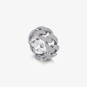 Diamond Cuban Ring, Classic