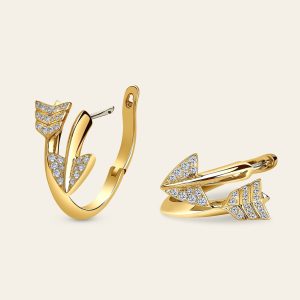 Super Arrow Diamond Earrings – product view