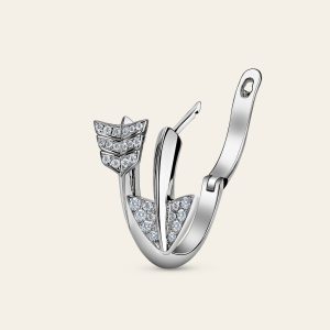 Super Arrow Diamond Earrings – product view