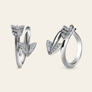 Super Arrow Diamond Earrings – product view