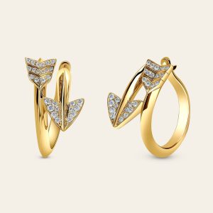 Super Arrow Diamond Earrings – product view