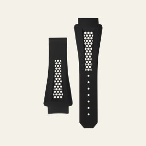 Black Epic X Chrono 47mm Honeycomb Strap - M