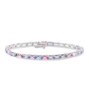 Emerald Cut Sapphire Bracelets
