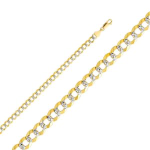 5.7mm Open Light Cuban - 22 Inches / 55.88 CM