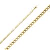 4mm Regular Solid Rope Chain – 22 Inches / 55.88 CM – product view