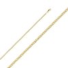 2.9mm Hollow Classic & Angled Rolo Chain – 7.5 Inches / 19.05 CM – product view